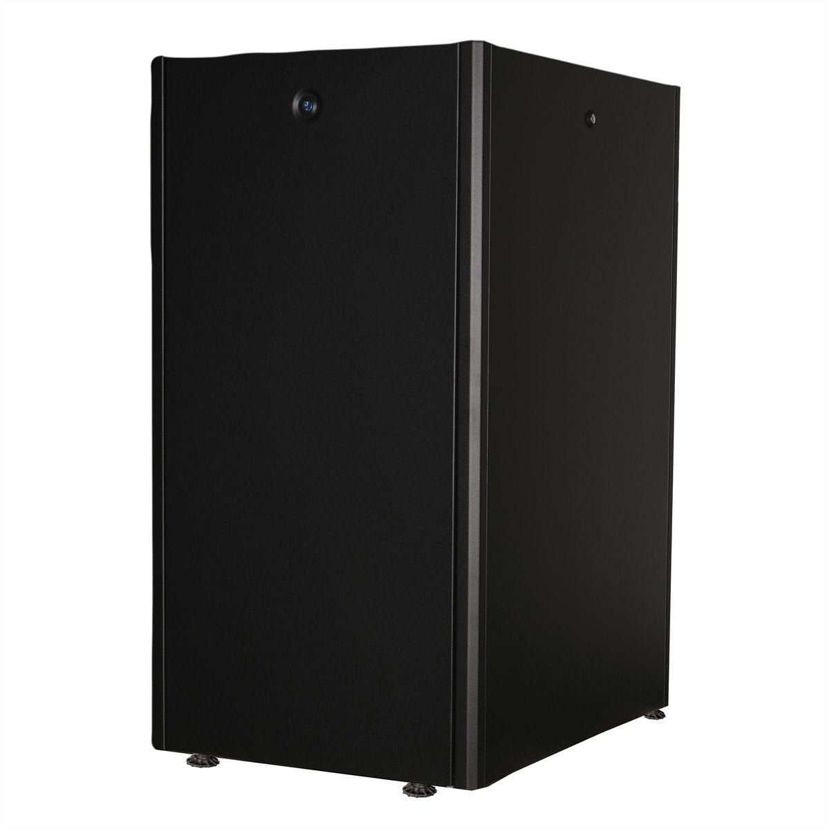 Roline 19-Zoll Netzwerkschrank Basic 22 He, 600x800 Bxt Glastr Schwarz