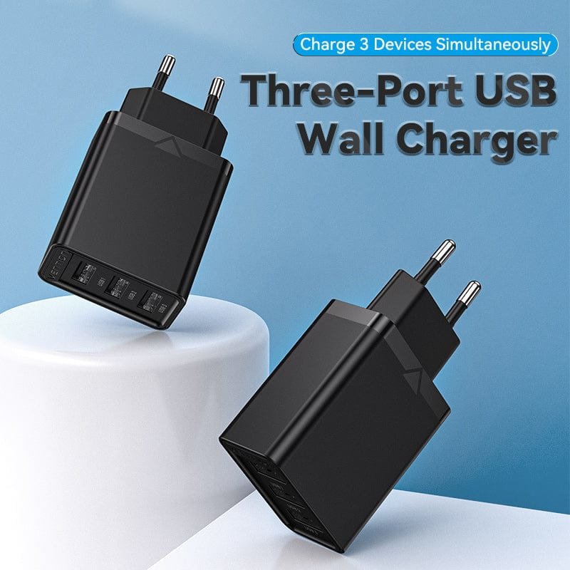 Cargador De Pared Vention Feab0-Eu 3xusb