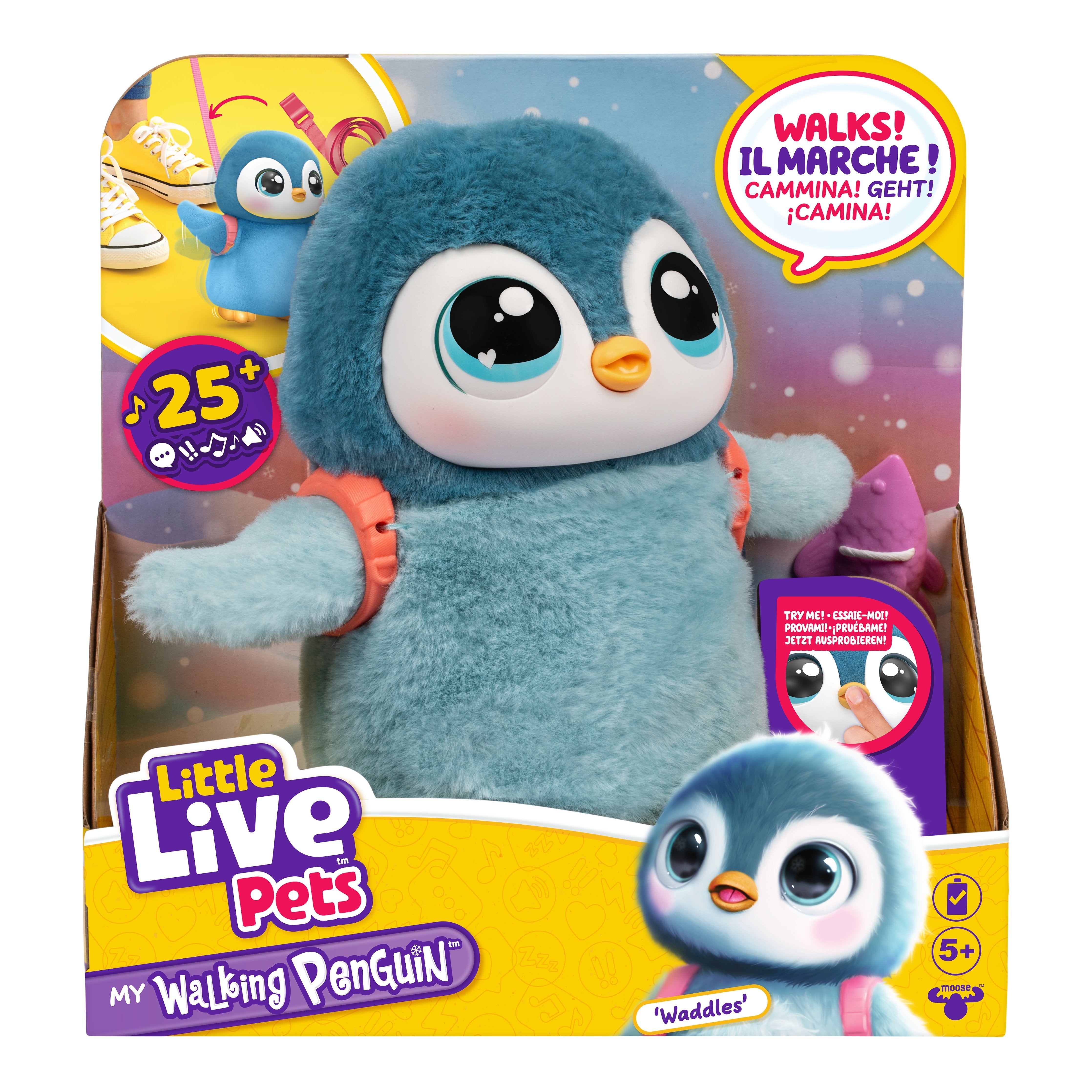 Moose Toys Ltd. Little Live Pets - My Pet Penguin 26535