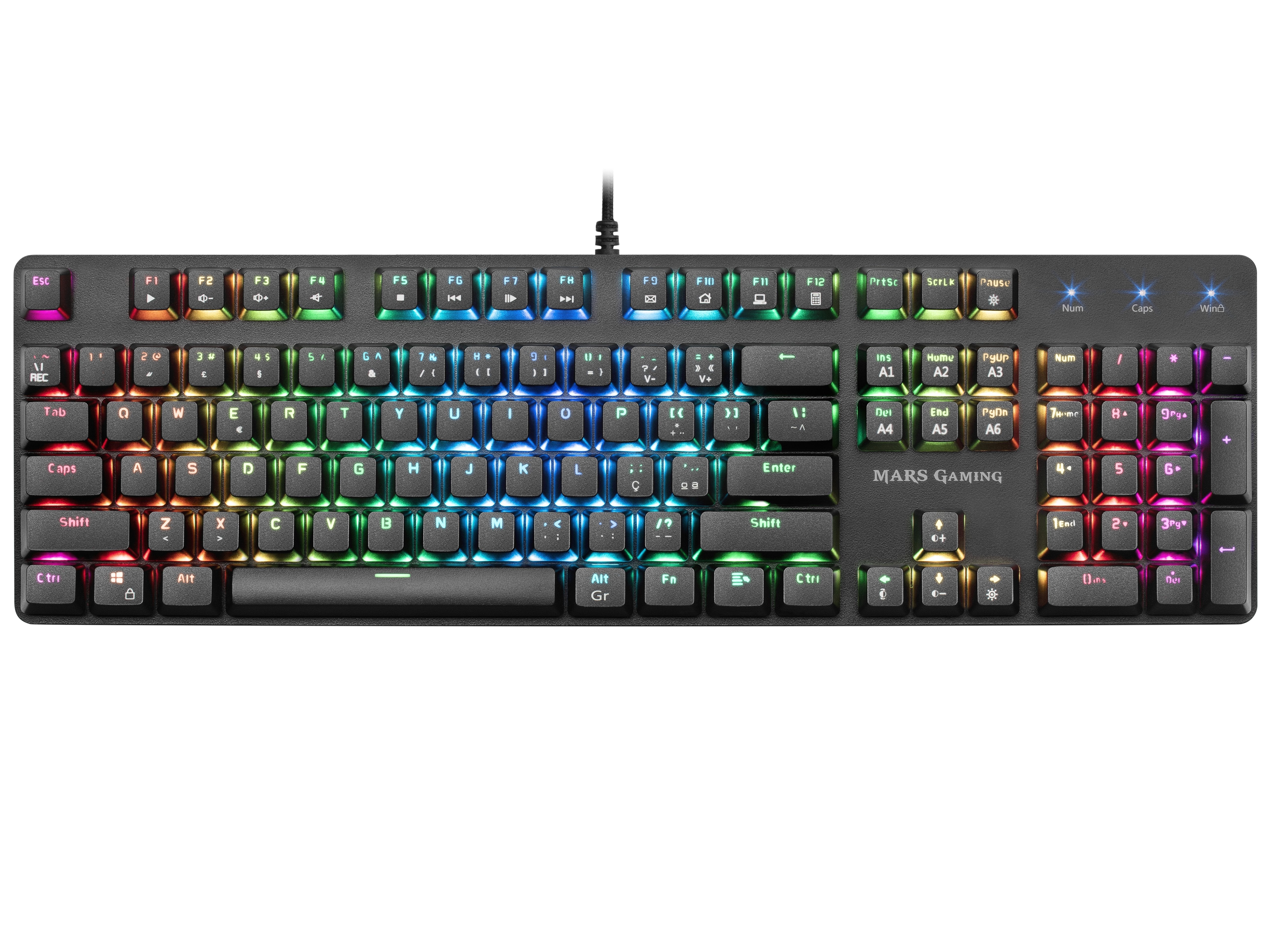 Tacens Mars Gaming Mk5 Teclado Mecánico Gaming Rgb Switch Azul (Pt)