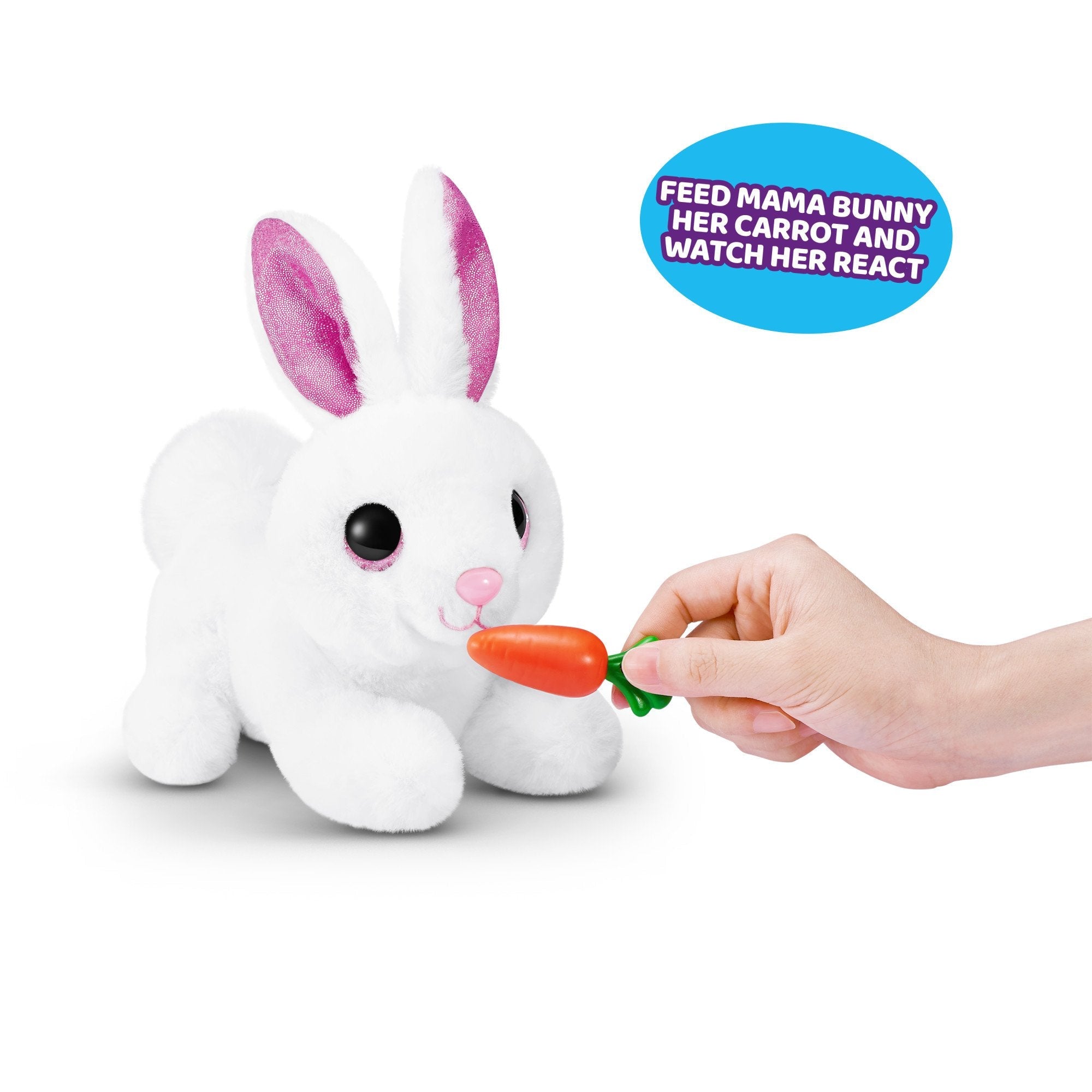 Zuru Pets Alive - Mama Bunny & Baby Sorpresa, Cuddly Toy Ordened Artículo 4894680036413.0
