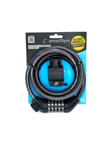 EAN 8435089035216 - smartGyro SG27-348 candado para bicicleta Negro 1800 mm Cable antirrobo imagen 1