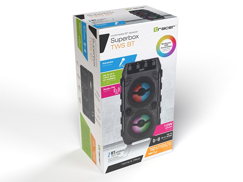 EAN 5907512865200 - Tracer TRAGLO46612 altavoz portátil o de fiesta Altavoz portátil estéreo Negro 10 W imagen 4
