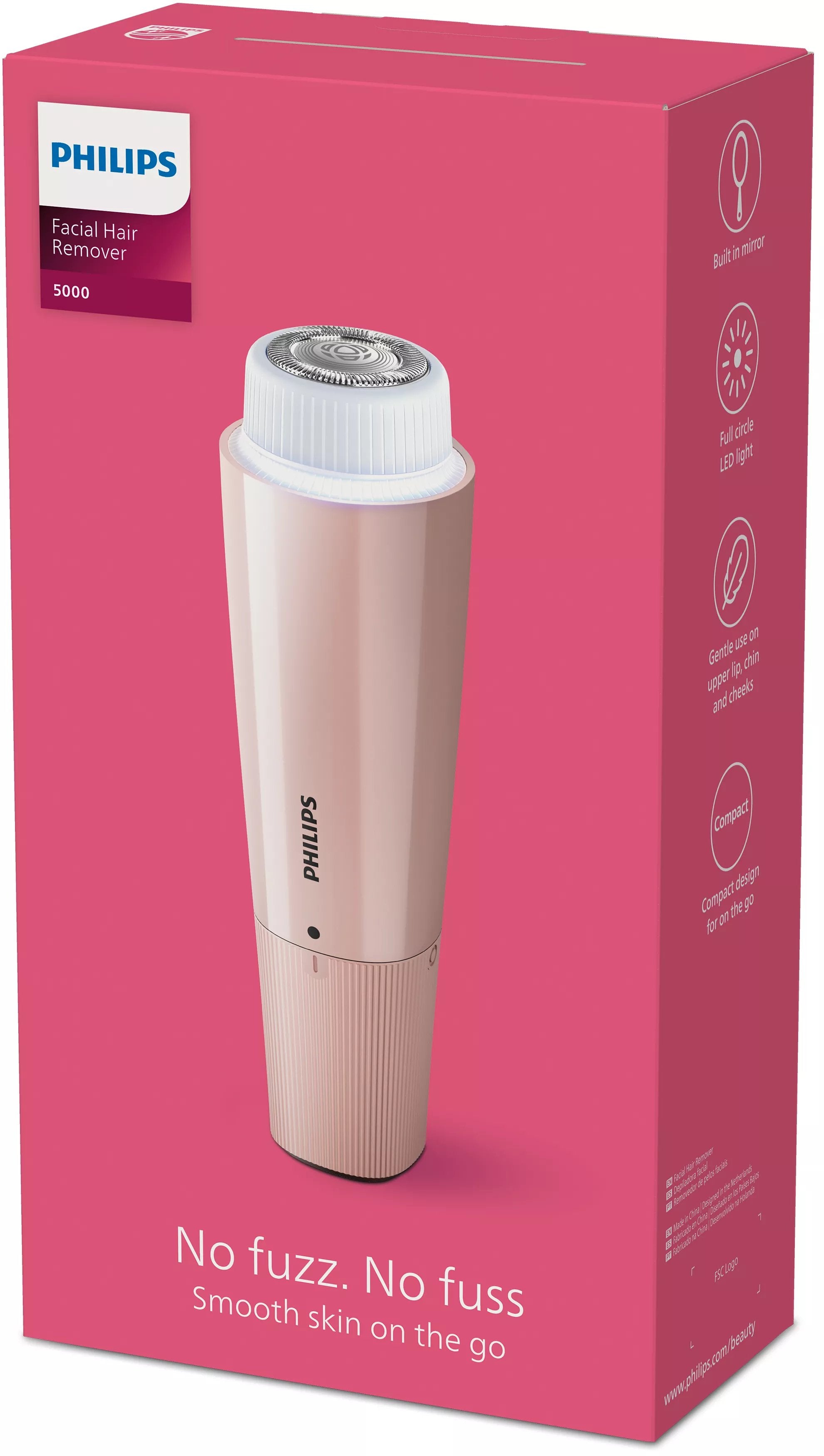 EAN 8720689004503 - Philips 5000 series BRR454/00 maquinilla de afeitar para mujer 1 cabezal(es) Rosa imagen 2