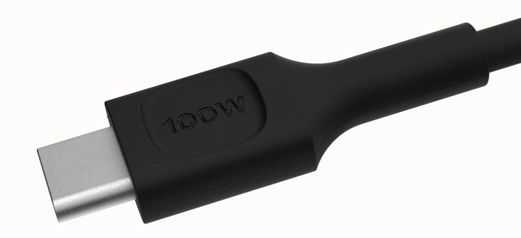 Green Cell Usb-C To Usb-C Cable Powerflex 100w 0.3m Negro - Silicone