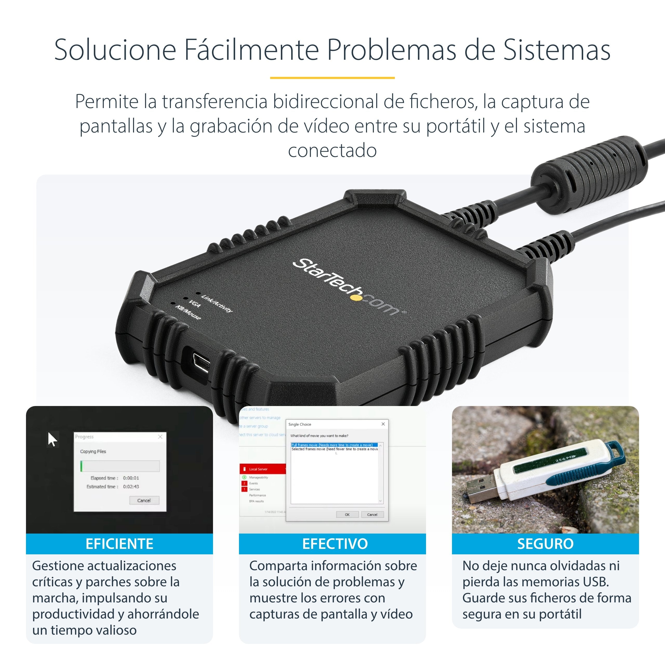 EAN 0065030862240 - StarTech.com NOTECONS02X interruptor KVM Negro imagen 13
