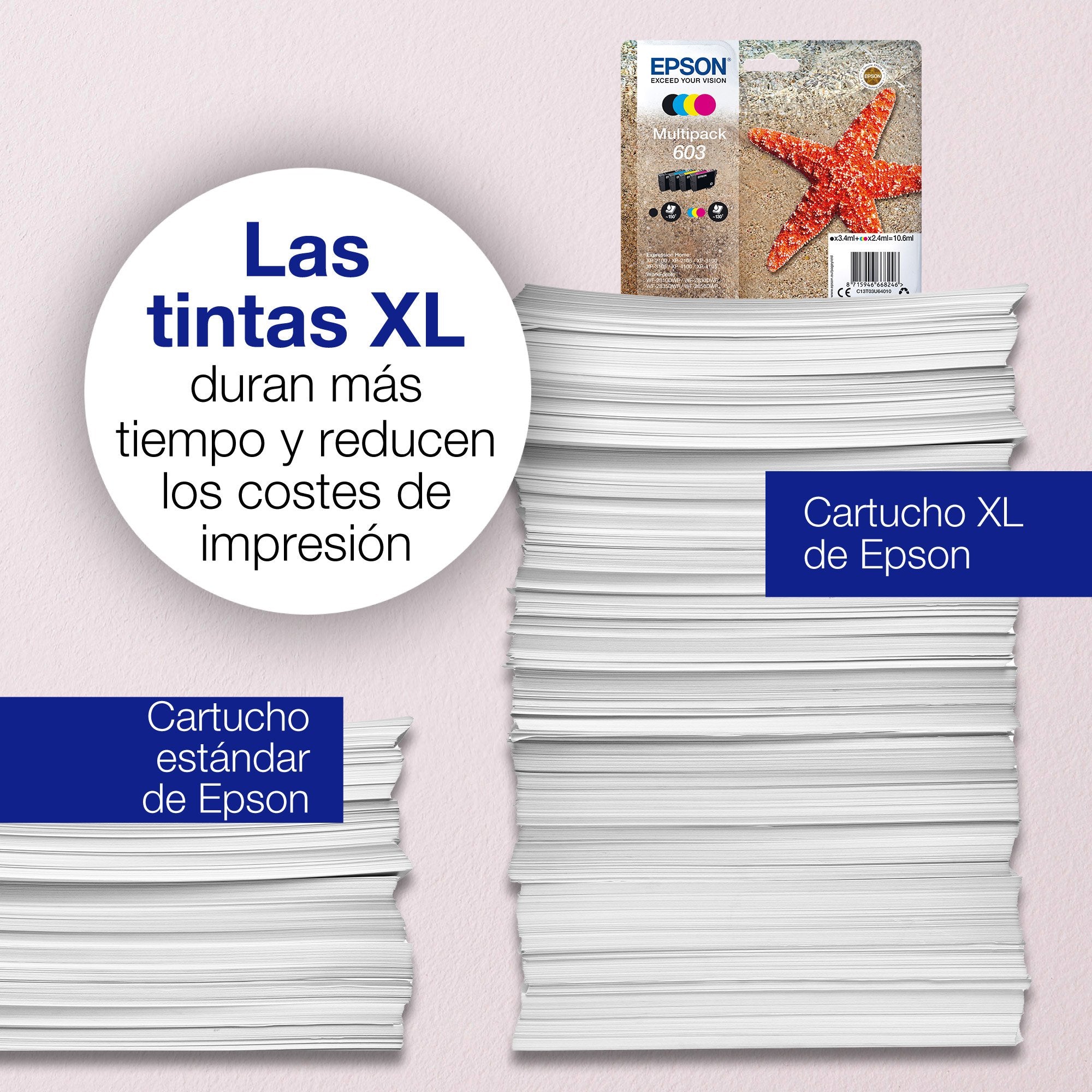 EAN 8715946673691 - Epson C13T03U54510 cartucho de tinta 1 pieza(s) Original Rendimiento estándar Cian, Magenta, Amarillo imagen 4