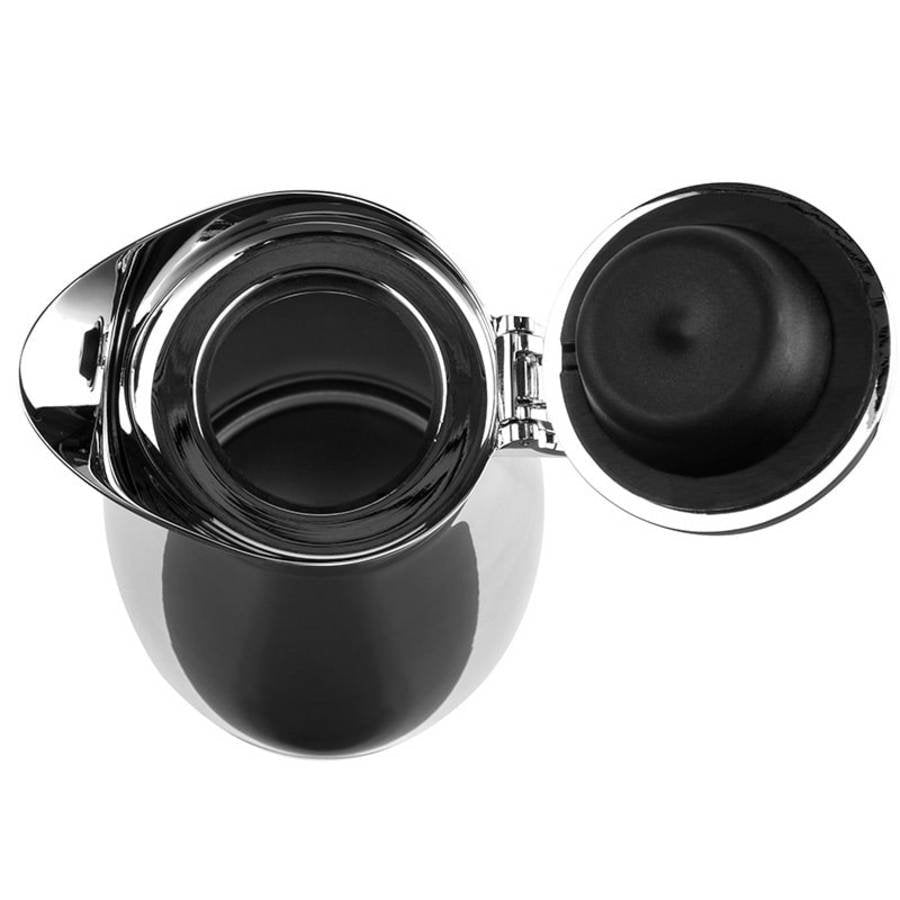 Emsa 502488 Isolierkanne, Edelstahl, 0.6 Liter, Easy Open Verschluss, Eleganza