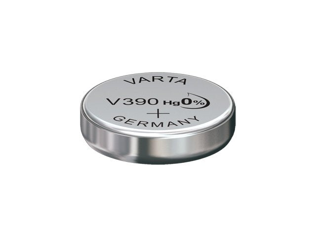 Batería Varta Pila De Botón De Óxido De Plata 390 Minorista (Paquete De 10) 00390101111