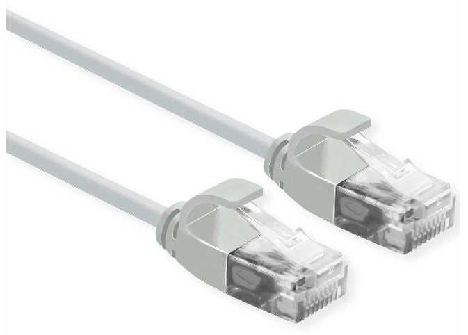 Roline Utp Datacenter Cable De Red Cat.6a (Class Ea), Lsoh, Slim, Grau, 0,15 M