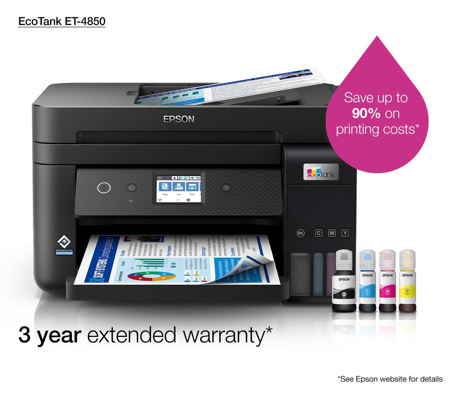 EAN 8715946683751 - Epson EcoTank ET-4850 Inyección de tinta 4800 x 1200 DPI 33 ppm Wifi imagen 25