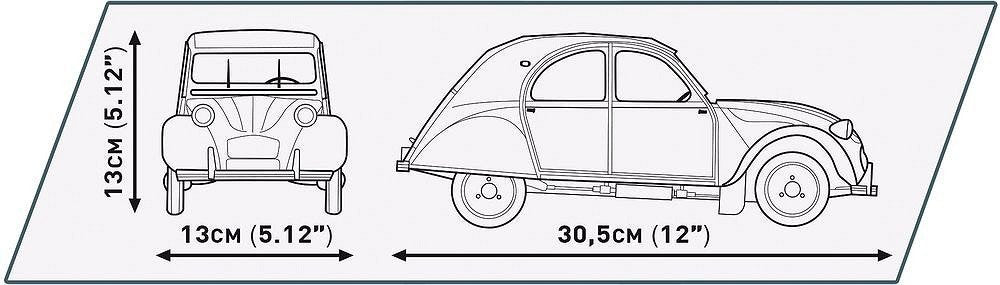 Cobi Citroen 2cv Charleston Executive Edition (Massstab 1:12) Cobi-24340