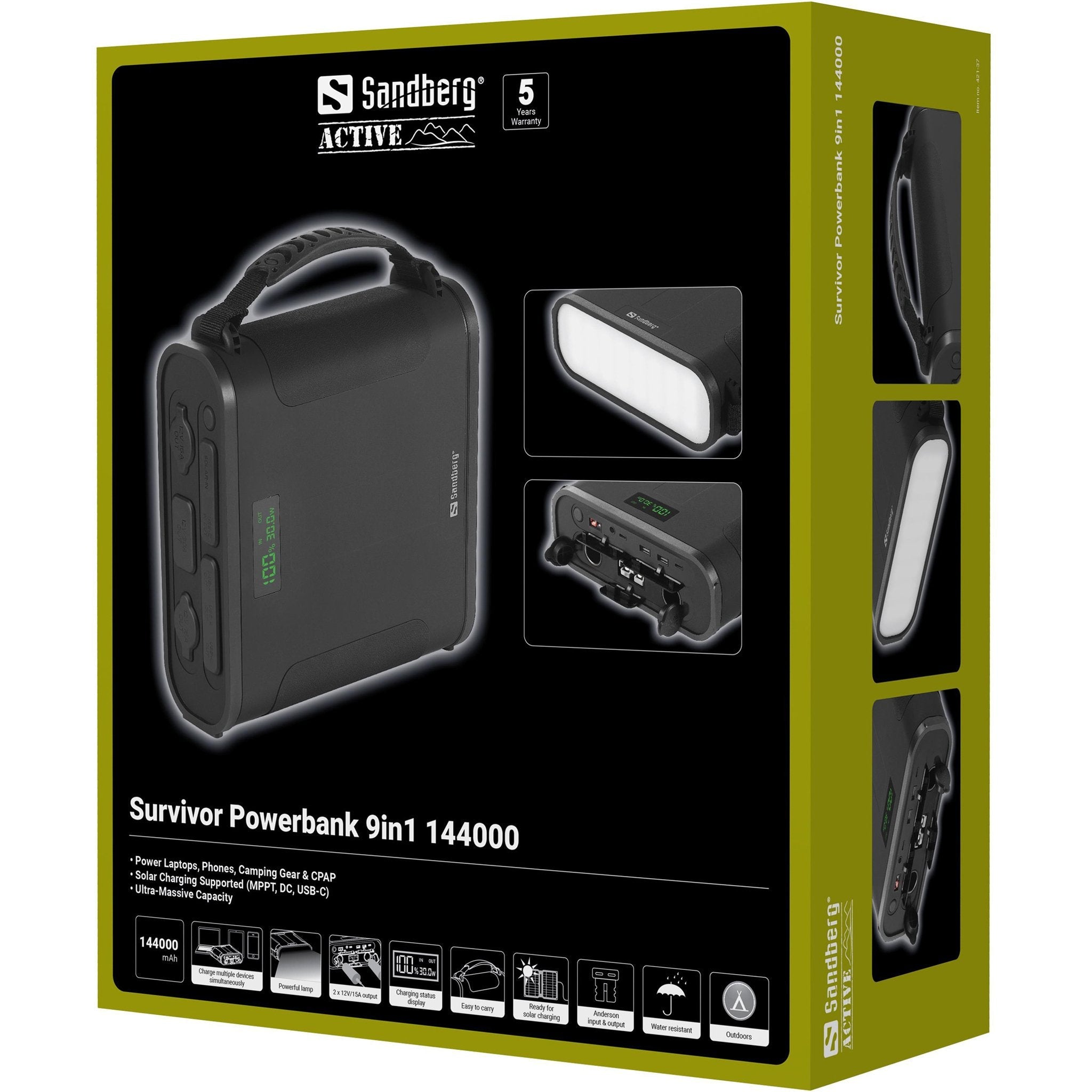 Survivor Powerbank 9in1 144000