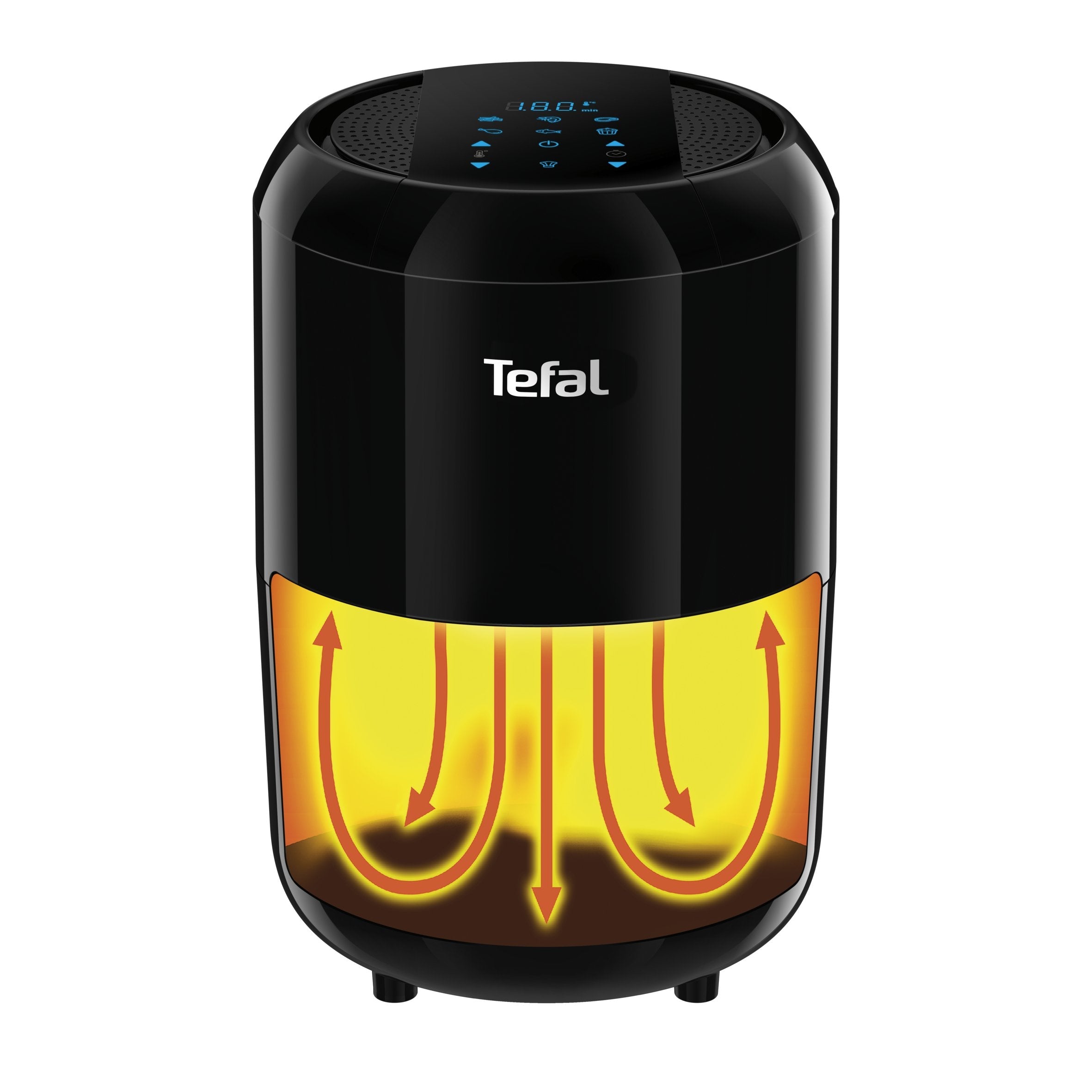 EAN 3045380016064 - Tefal Easy Fry EY3018 Sencillo 1,6 L Independiente Freidora de aire caliente Negro imagen 4