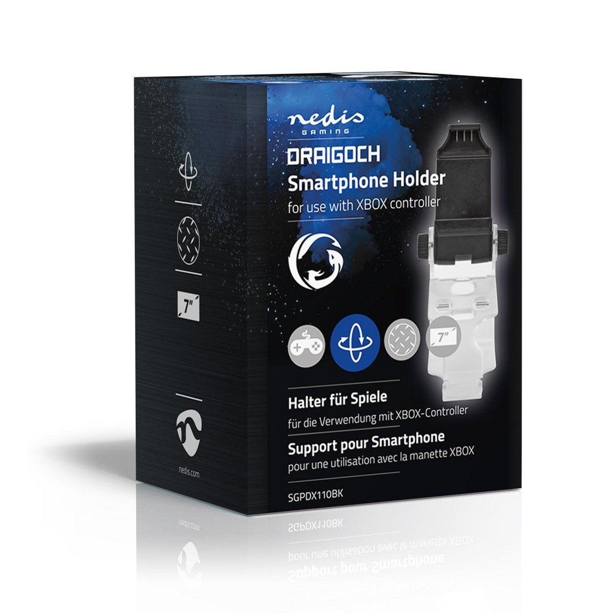 Nedis Soporte Gaming Para Smartphone 5 " 6.5 "