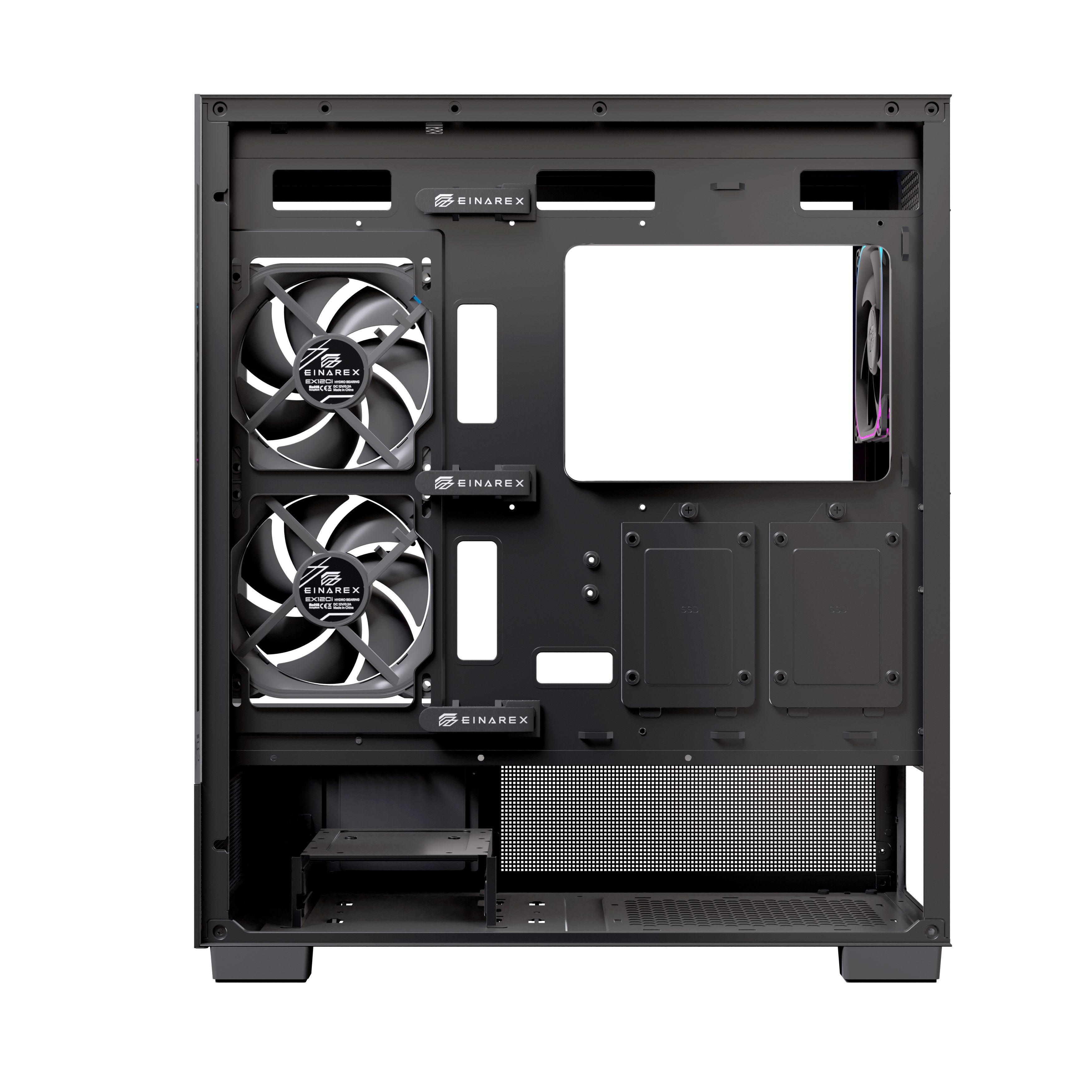 EAN 6977277360066 - Einarex EXCS-PR-51DR-B carcasa de ordenador Midi Tower Negro imagen 10