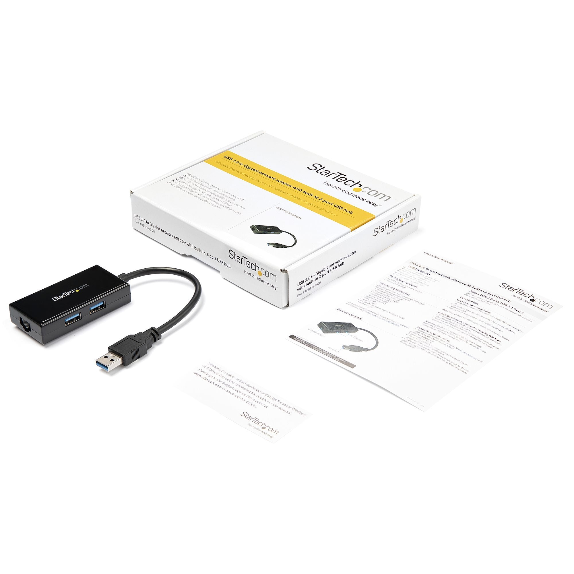 EAN 0065030862400 - StarTech.com USB31000S2H adaptador y tarjeta de red 5000 Mbit/s imagen 6