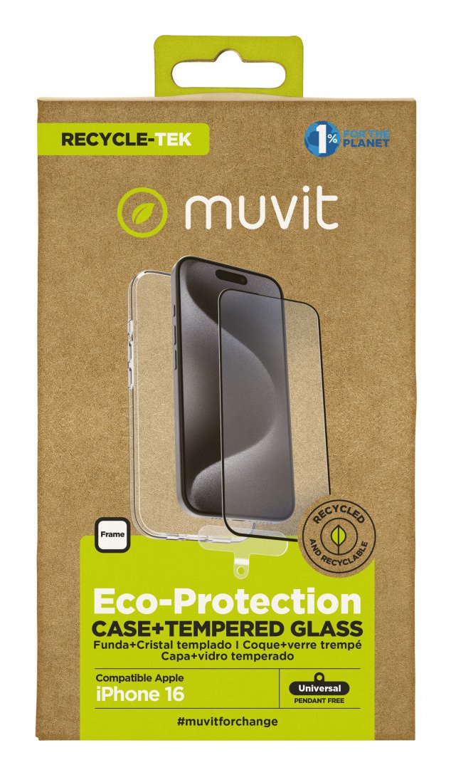 EAN 8426801174832 - Muvit MCPAK0101 funda para teléfono móvil 15,5 cm (6.1") Transparente imagen 2