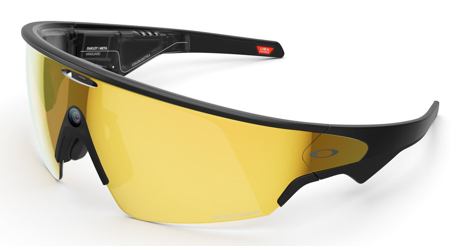 Meta Oakley Vanguard, Meta Ai, Negro, Prizm 24k Ai Glasses