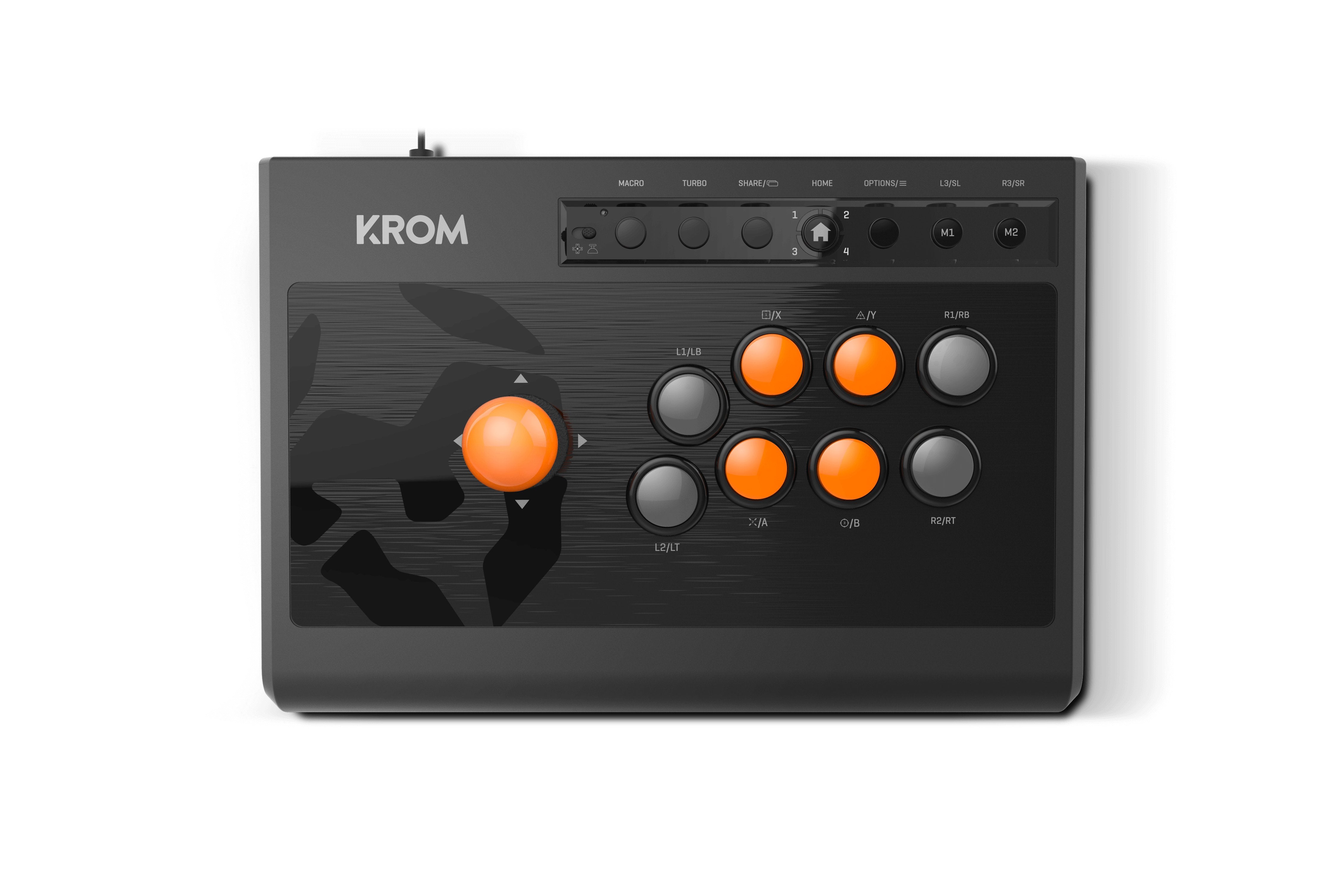 Krom Fightstick Kumite Playstation 4 Y 3 Xbox One Negro Nxkromkmt