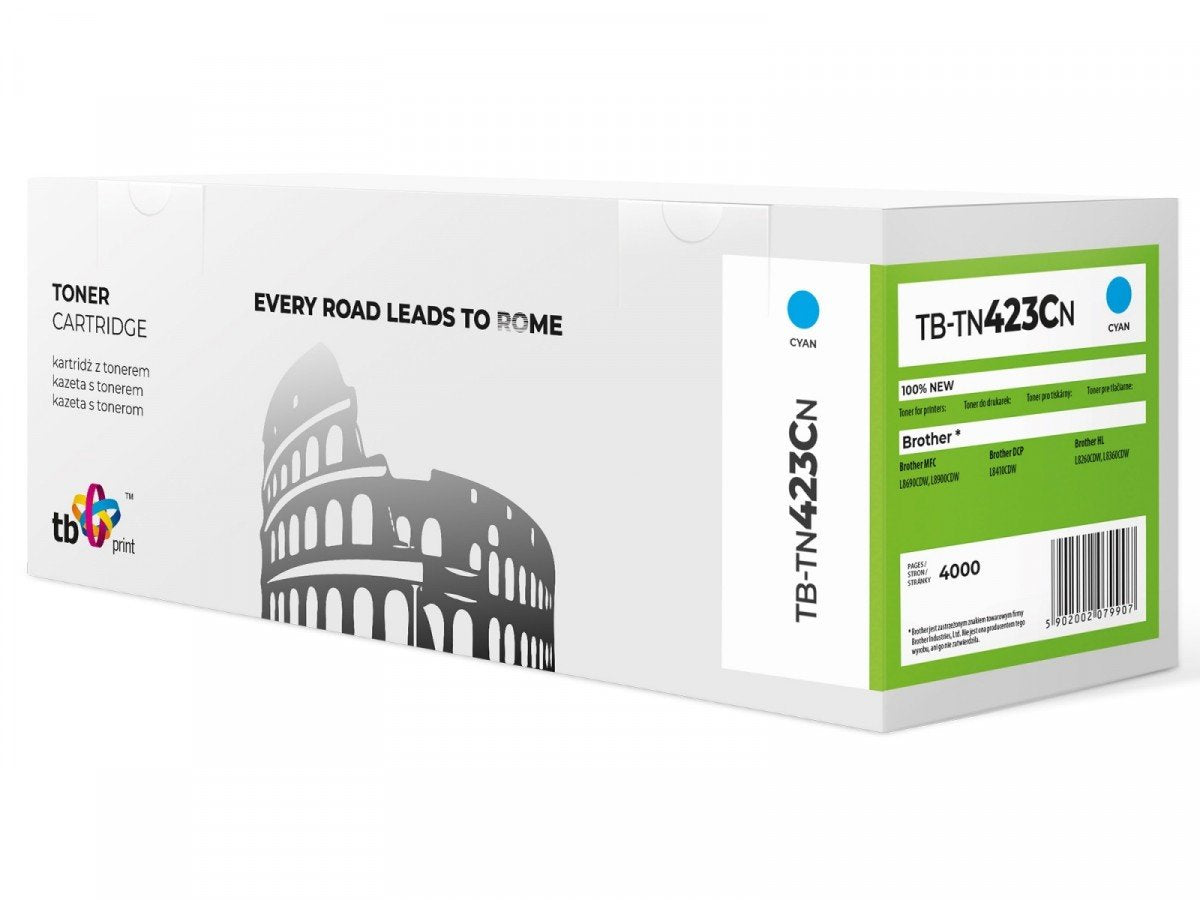 EAN 5902002079907 - TB Print TB-TN423CN cartucho de tóner 1 pieza(s) Compatible Cian imagen 1