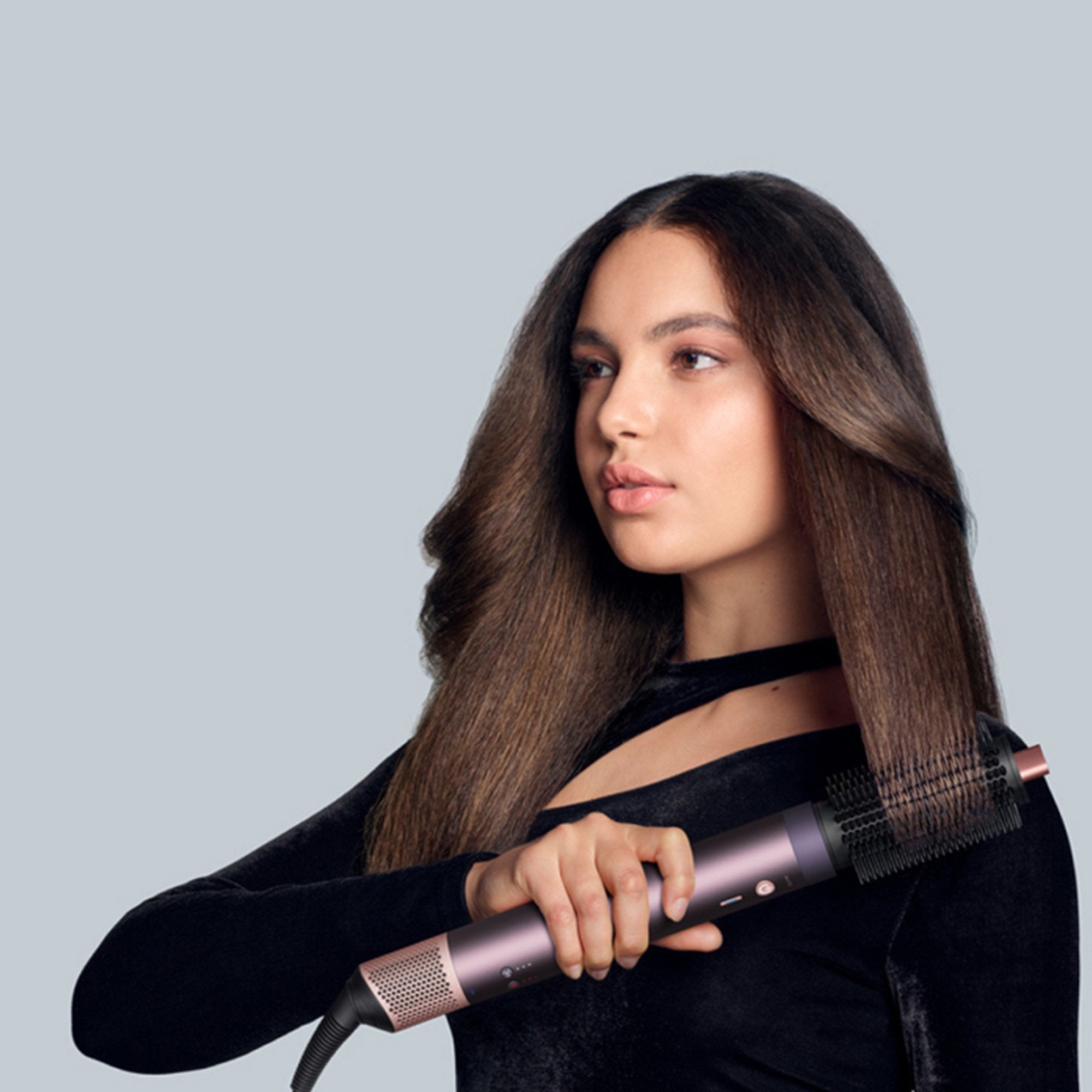 Secador Dyson Airwrap Co-Anda2x - Liso Y Ondulado - Color Jaspe Ciruela