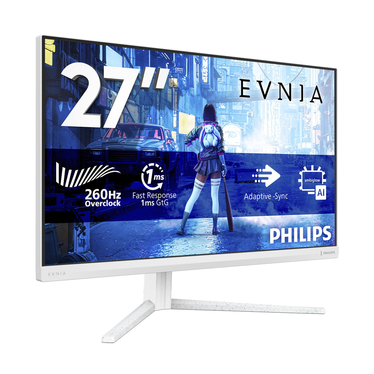 EAN 8721038007725 - Philips Evnia 5000 27M2N5201P/00 pantalla para PC 68,6 cm (27") 1920 x 1080 Pixeles Full HD LCD Blanco imagen 2