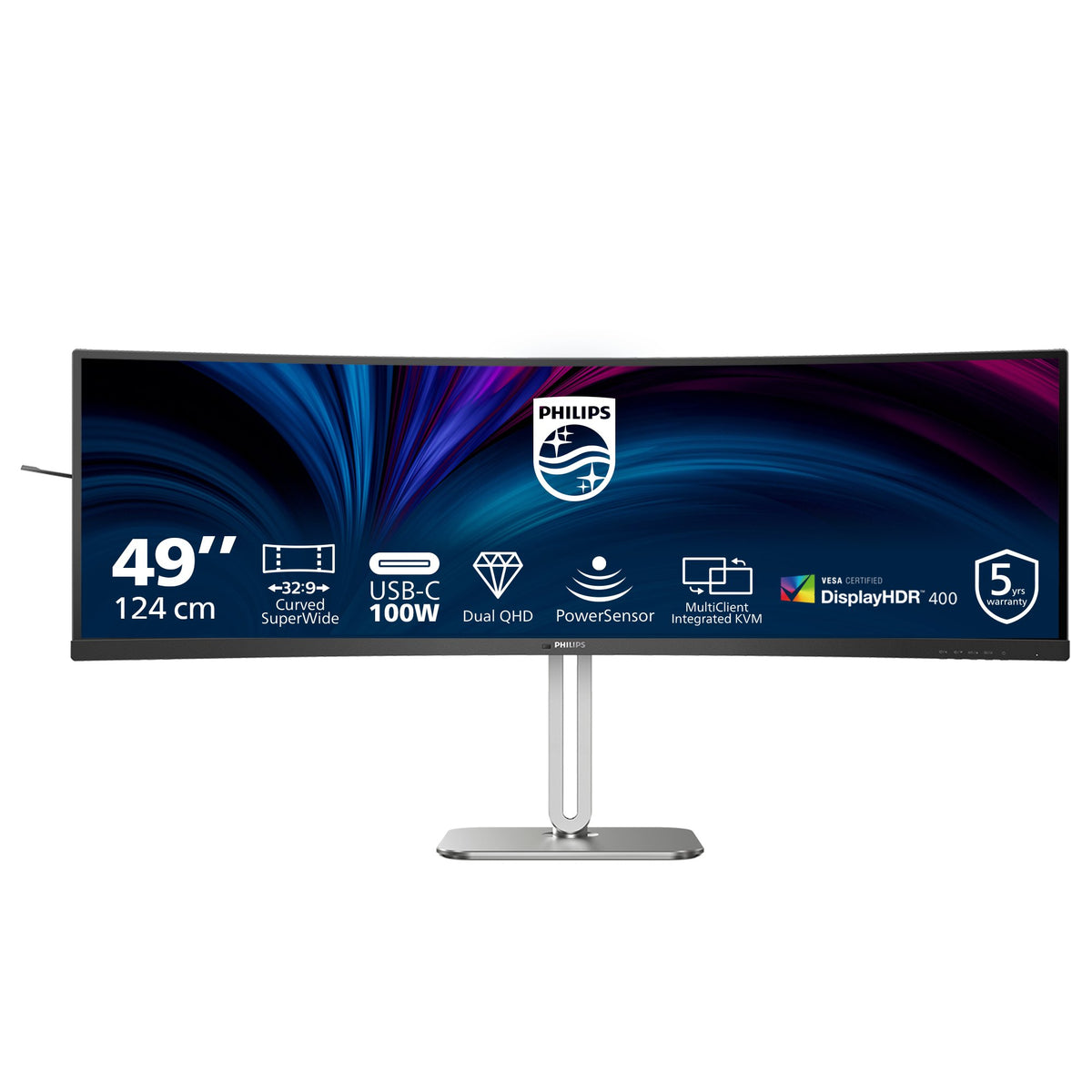EAN 8721038006551 - Philips 5000 series 49B2U5900C/00 pantalla para PC 124 cm (48.8") 5120 x 1440 Pixeles Dual QHD LCD Negro imagen 2
