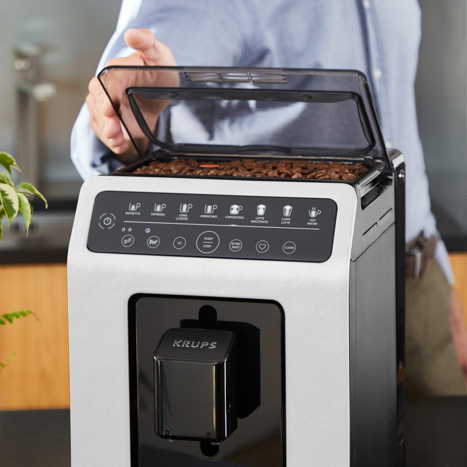 EAN 3016661172625 - Krups Evidence ECO-Design EA897A Totalmente automática Máquina espresso 2,3 L imagen 7