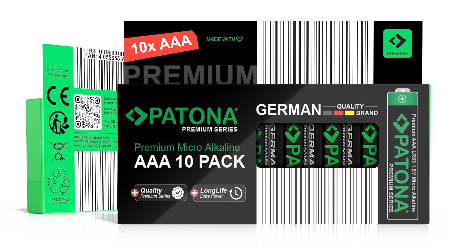 Patona Premium Aaa Micro Lr03  10x Pilas Alcalinas 1,5v
