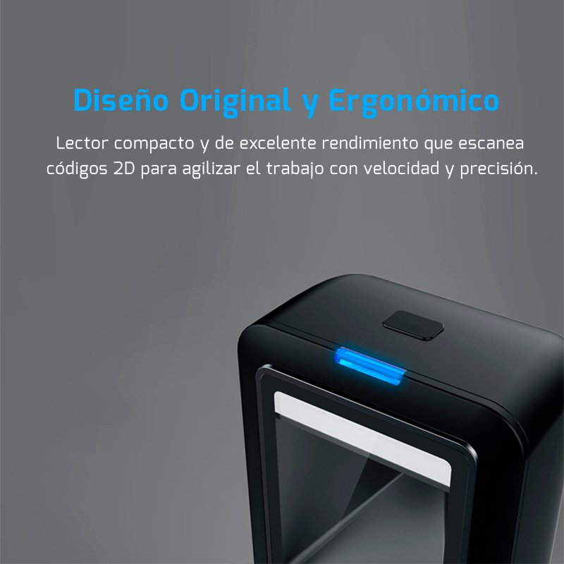 EAN 7427246073491 - AVPos AVP-630-2D lector de código de barras Lector de códigos de barras fijo 1D/2D CMOS Negro imagen 8