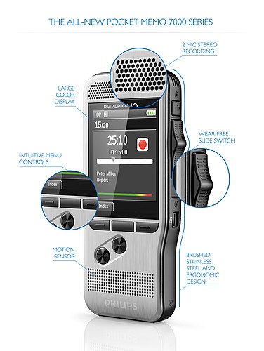 Philips Dpm 7200 Tarjeta Flash Acero Inoxidable