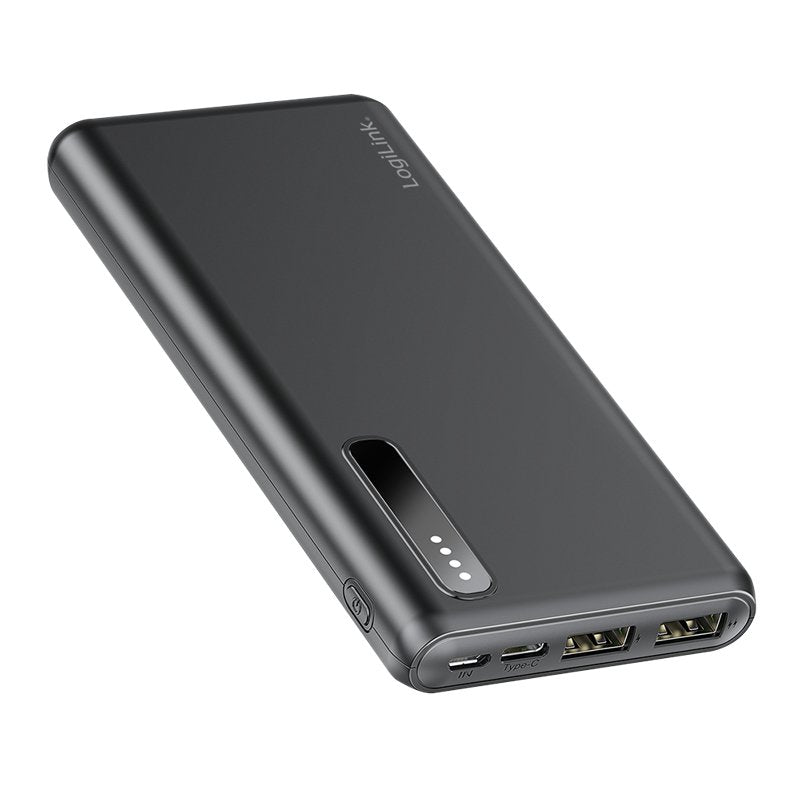 Logilink Pa0311, 8000 Mah, Smart Ic, 12 W, Negro