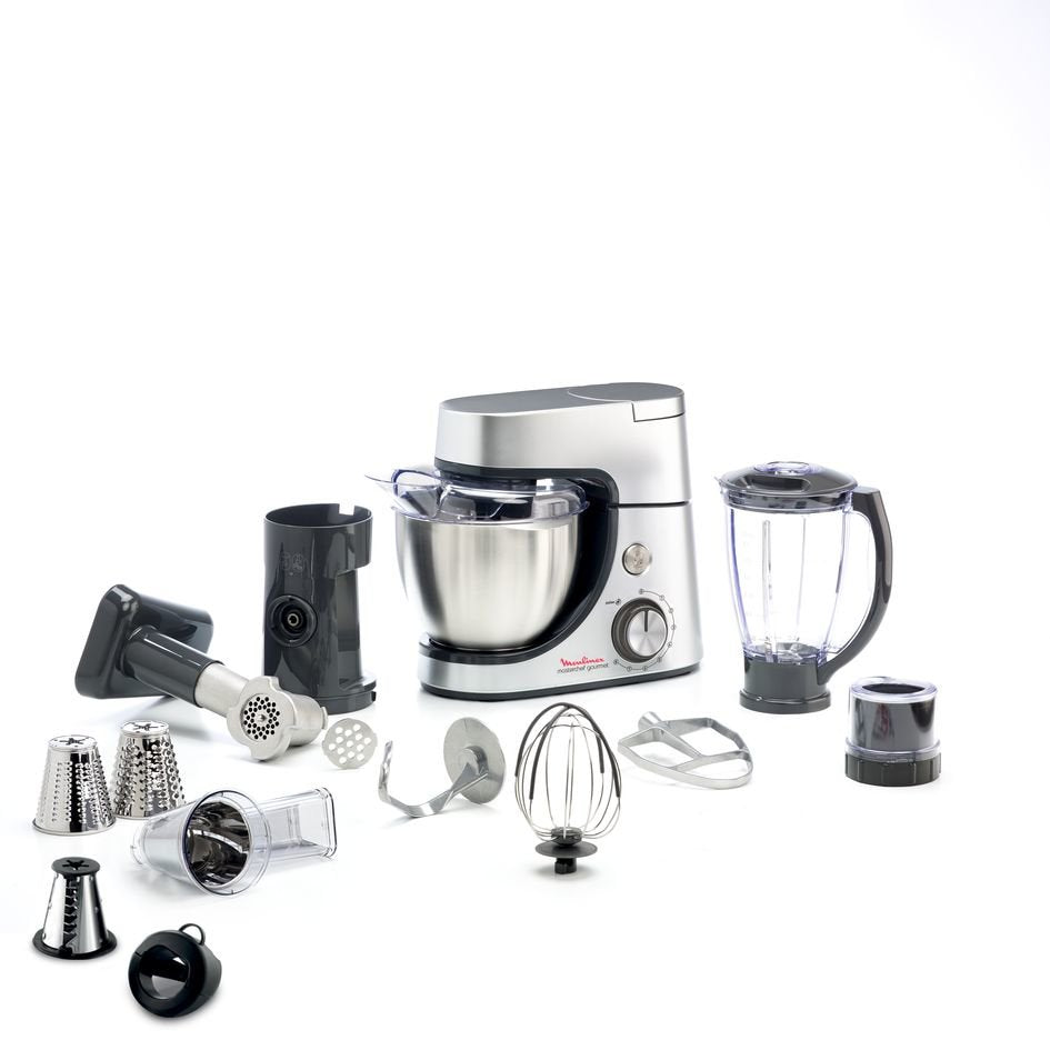 EAN 3016661153631 - Moulinex QA519D robot de cocina 1100 W 4,6 L Plata Balanza integrada imagen 3