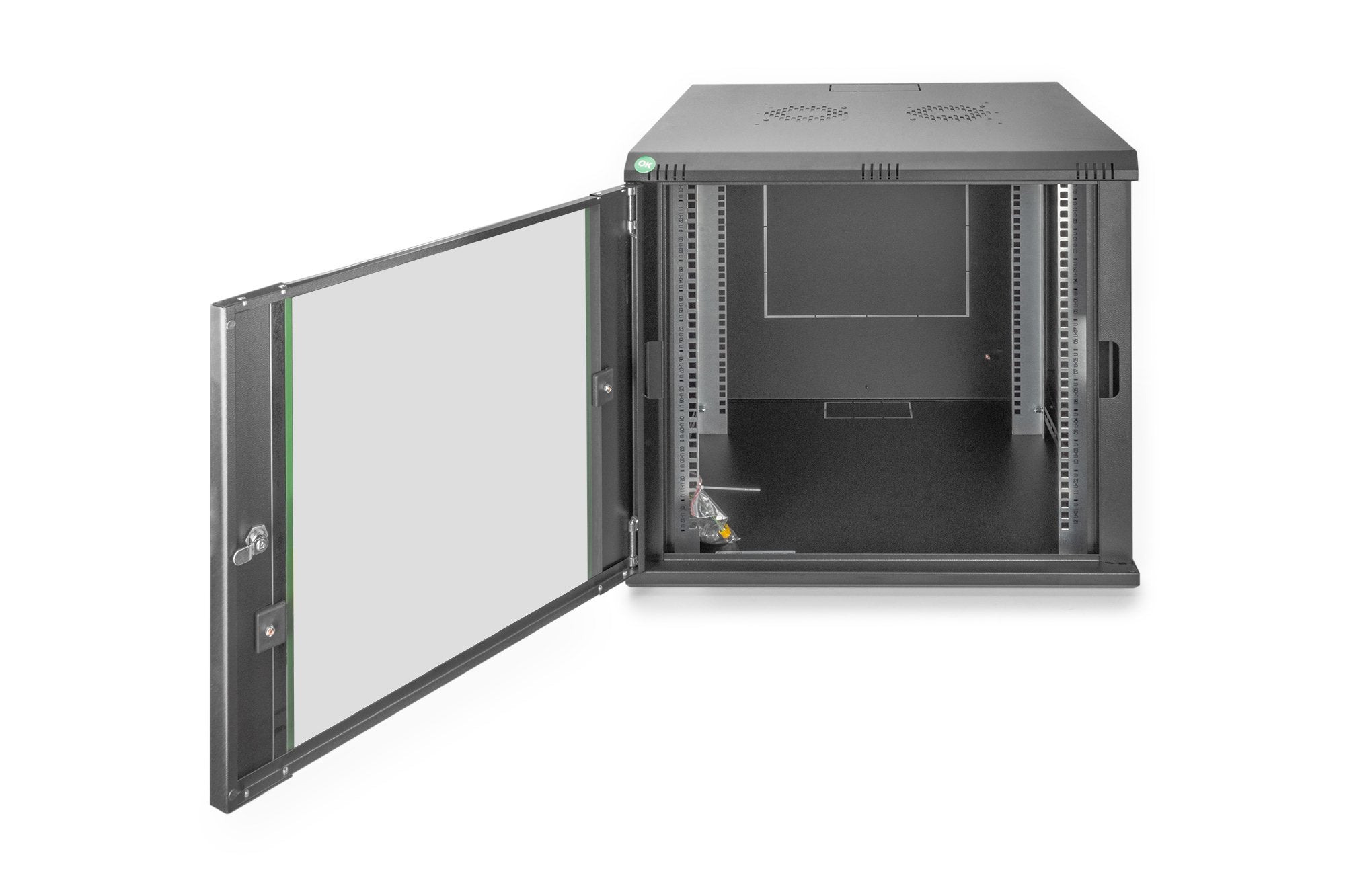 EAN 4016032257806 - Digitus DN-19 09U-6/6-EC-SW armario rack 9U Bastidor de pared Negro imagen 5