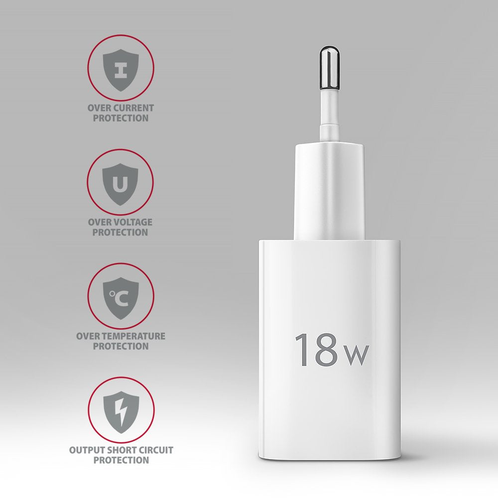 EAN 8595247908346 - Axagon ACU-QC18W cargador de dispositivo móvil Teléfono móvil, Smartphone, Reloj inteligente, Tableta, Un imagen 5