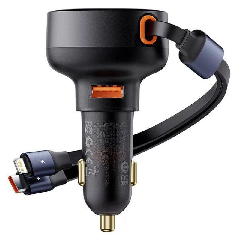 EAN 6932172641634 - Baseus C00057802111-02 cargador de dispositivo móvil Universal Negro Encendedor de cigarrillos Carga rápi imagen 1
