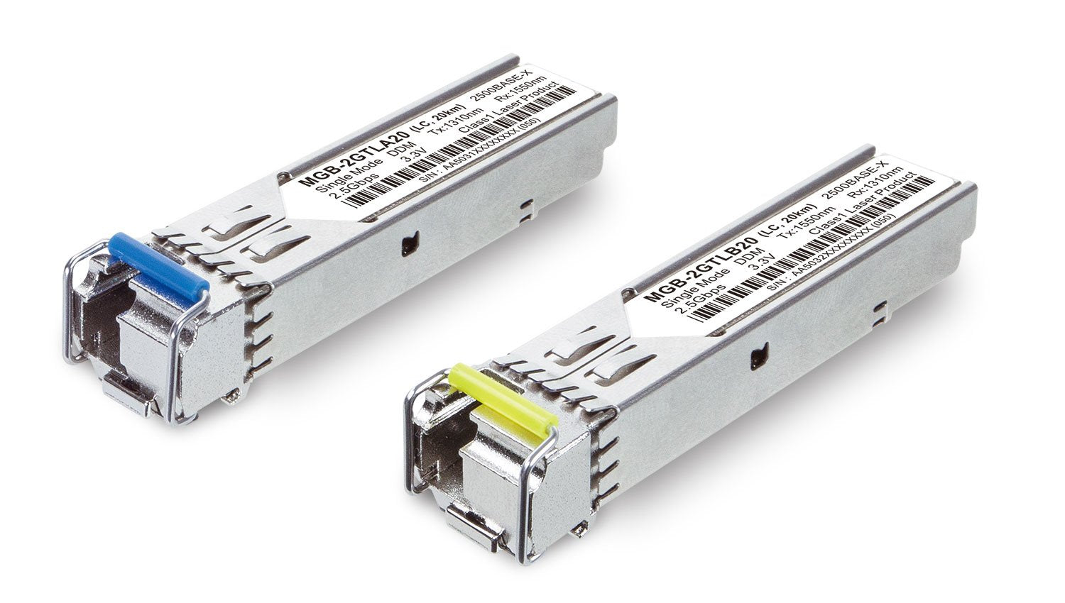EAN 4711605285667 - PLANET MGB-2GTLB20 red modulo transceptor Fibra óptica SFP imagen 1
