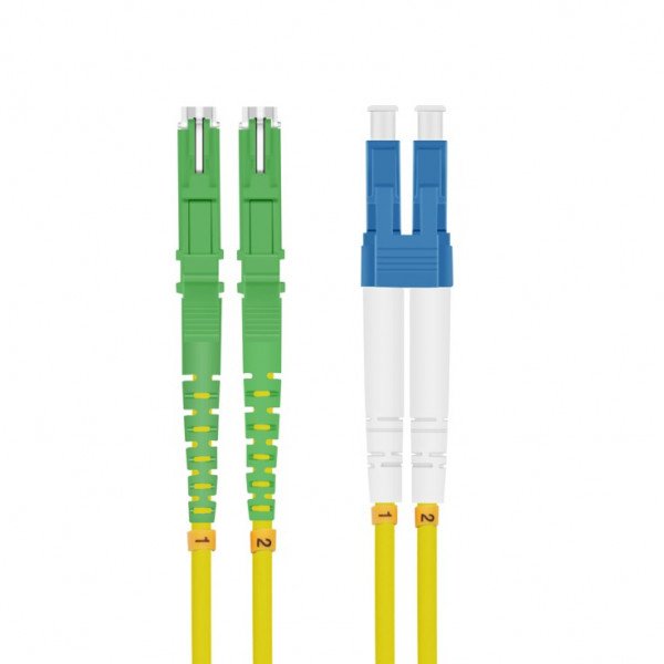 Lwl Cable De Red E2000® Apc (Lsh)/Lc Duplex 9/125?M Os2 Amarillo 15,0m
