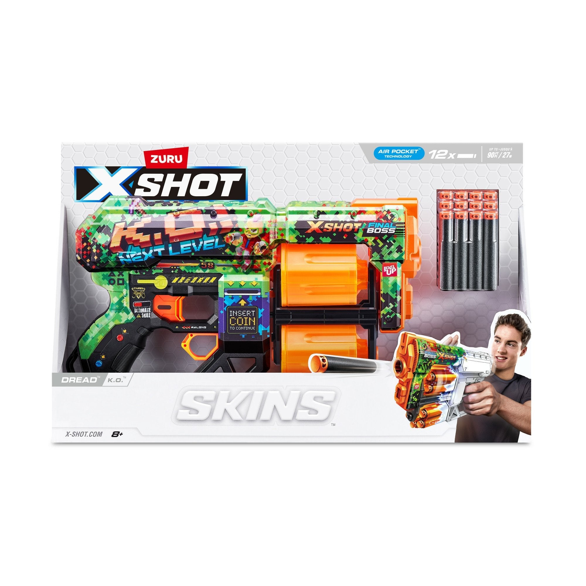 Lanzador De Dardos Zuru X-Shot Skins - Dread Ko 36517b