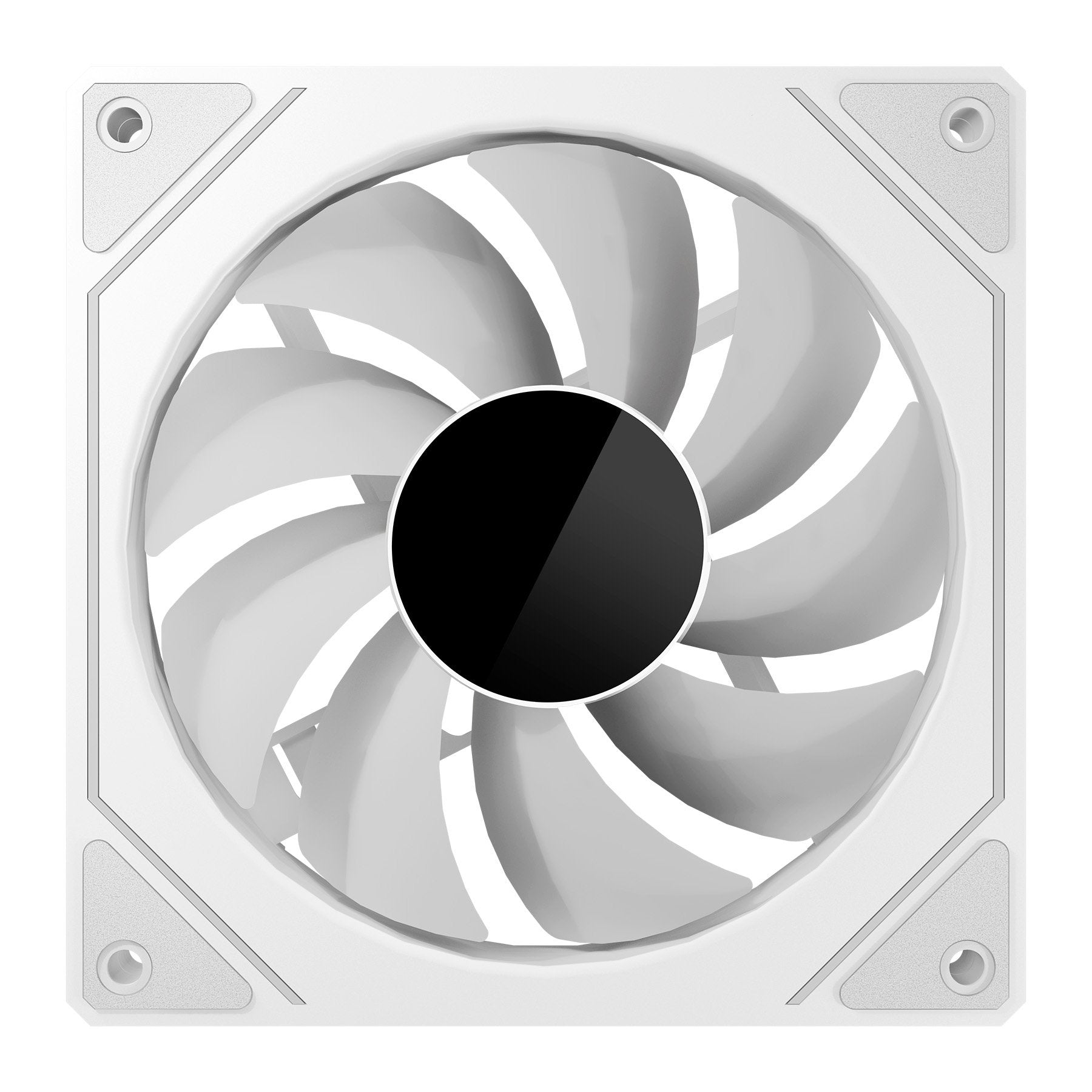 Ventilador Interno Abysm Arclight 3.0 Argb White Pwm