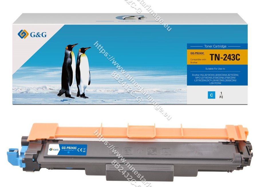 G&G Toner Compatible Con Brother Tn-243c Cyan