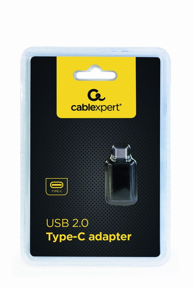 Gembird Cc-Usb2-Cmaf-A Adaptador Usb Tipo C (M) -> Usb Tipo A (F), Negro