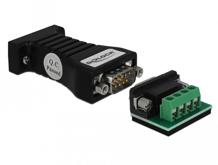 Konverter 1 X Seriell Rs-232 Db9 Zu 1 X Seriell Rs-485 Mit Esd Schutz 15 Kv Überspannungsschutz 600 W Und Erweiterter Temperaturbereich