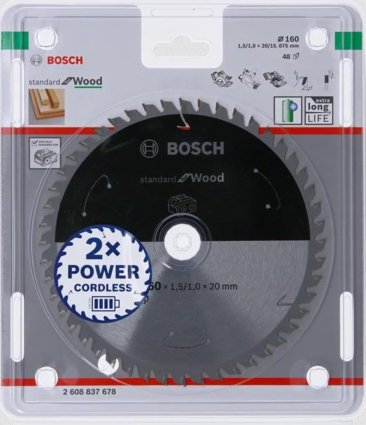 EAN 3165140958257 - Bosch 2 608 837 678 hoja de sierra circular 16 cm 1 pieza(s) imagen 2