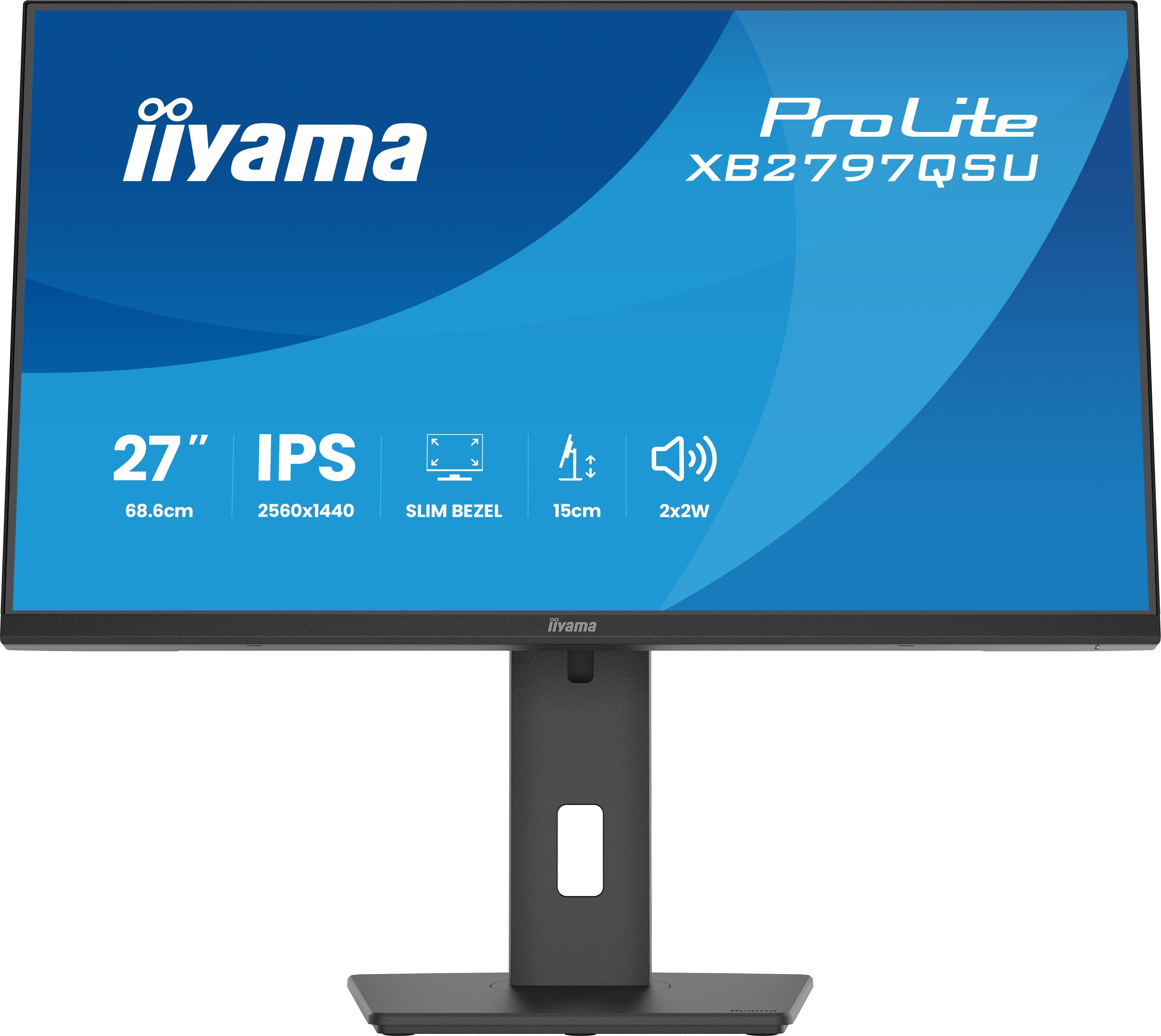 Iiyama 68.6cm 27" Xb2797qsu-B1 16:9 2xhdmi+Dp+2xusb-C