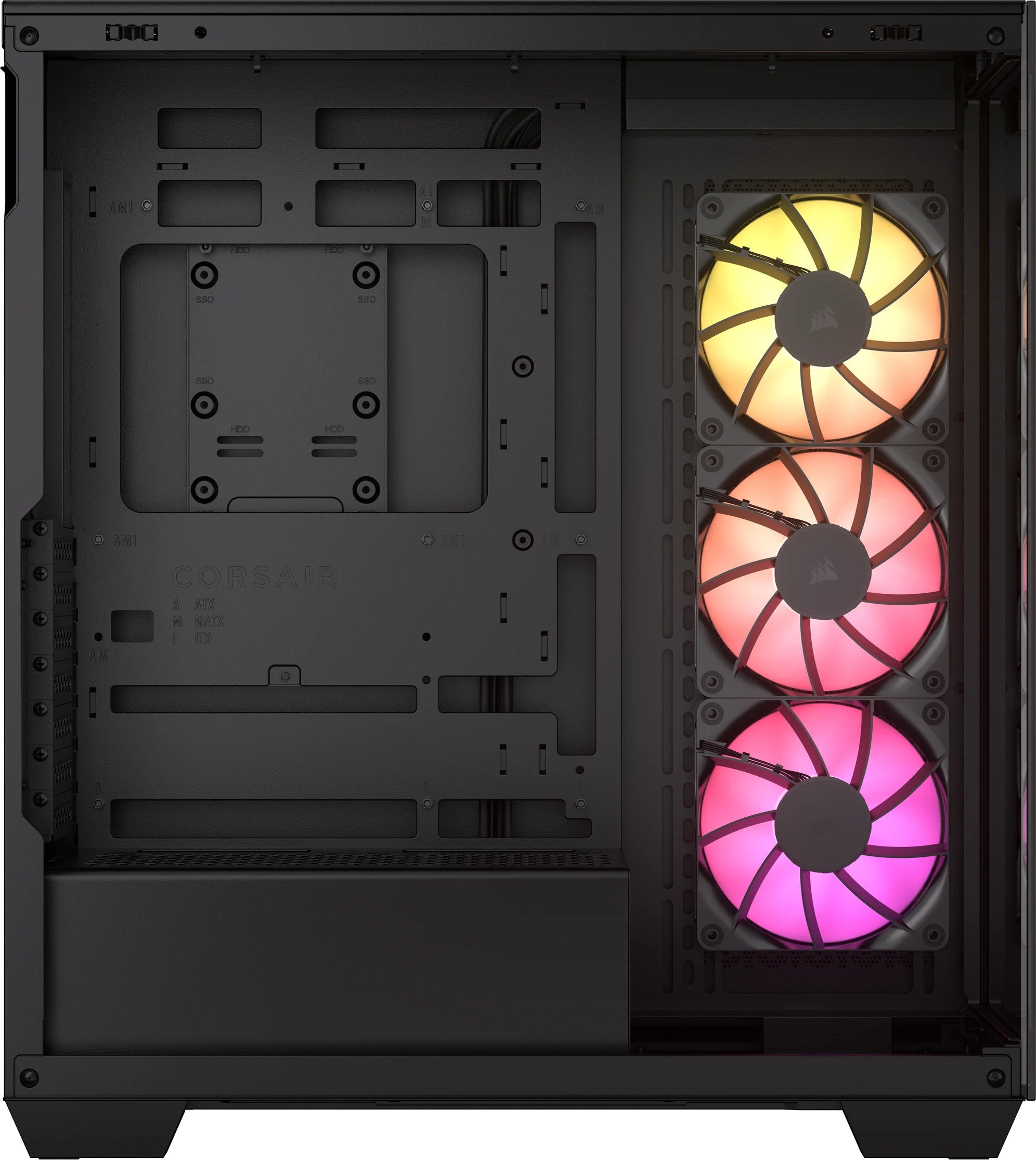 EAN 0840006686057 - Corsair 3500X ARGB Midi Tower Negro imagen 4