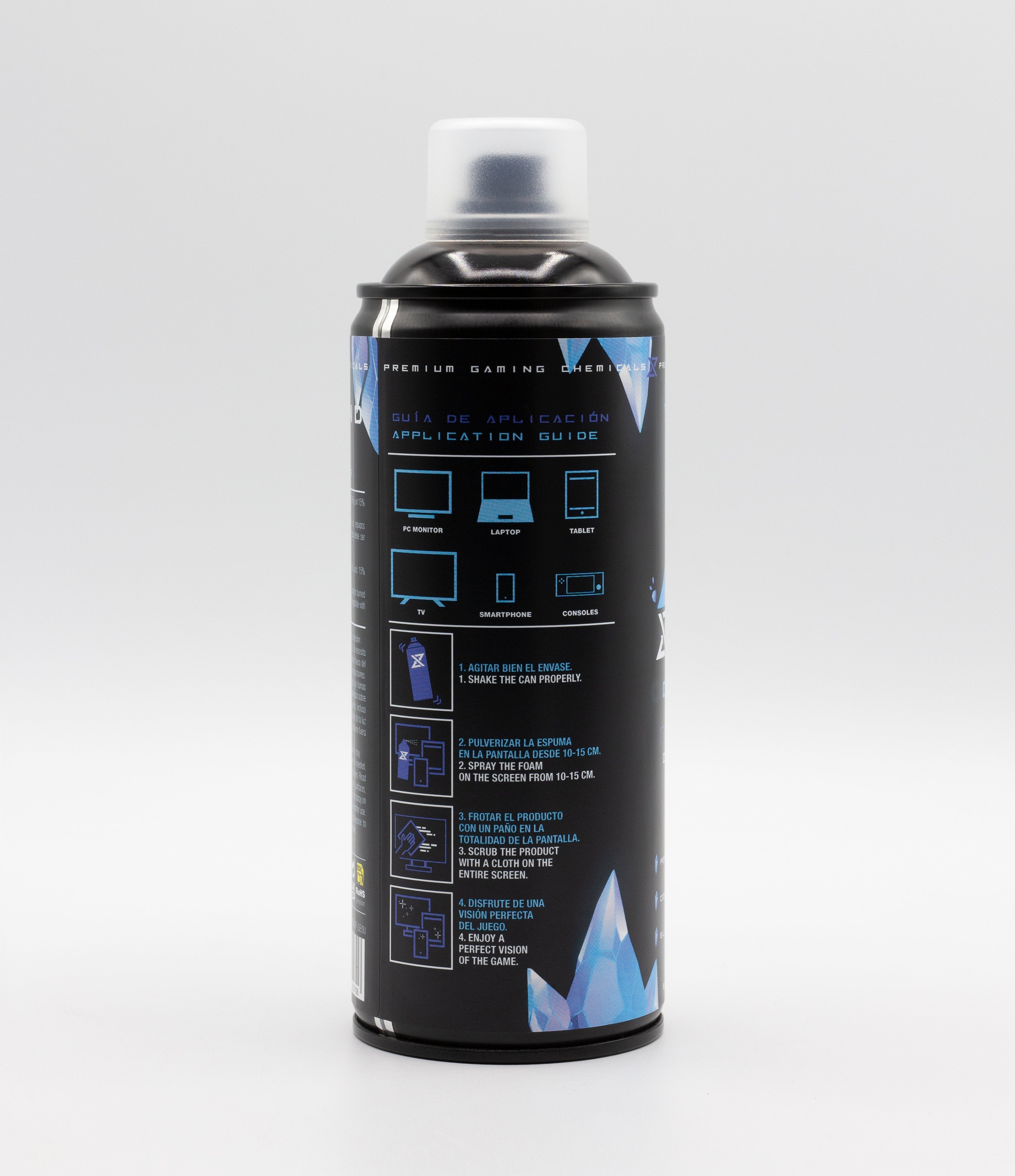 Synctech Espuma Activa Diamond Spray 400ml Para Limpieza De Pantallas Pulverizacion Micronizada Secado Rapido 8001s0020