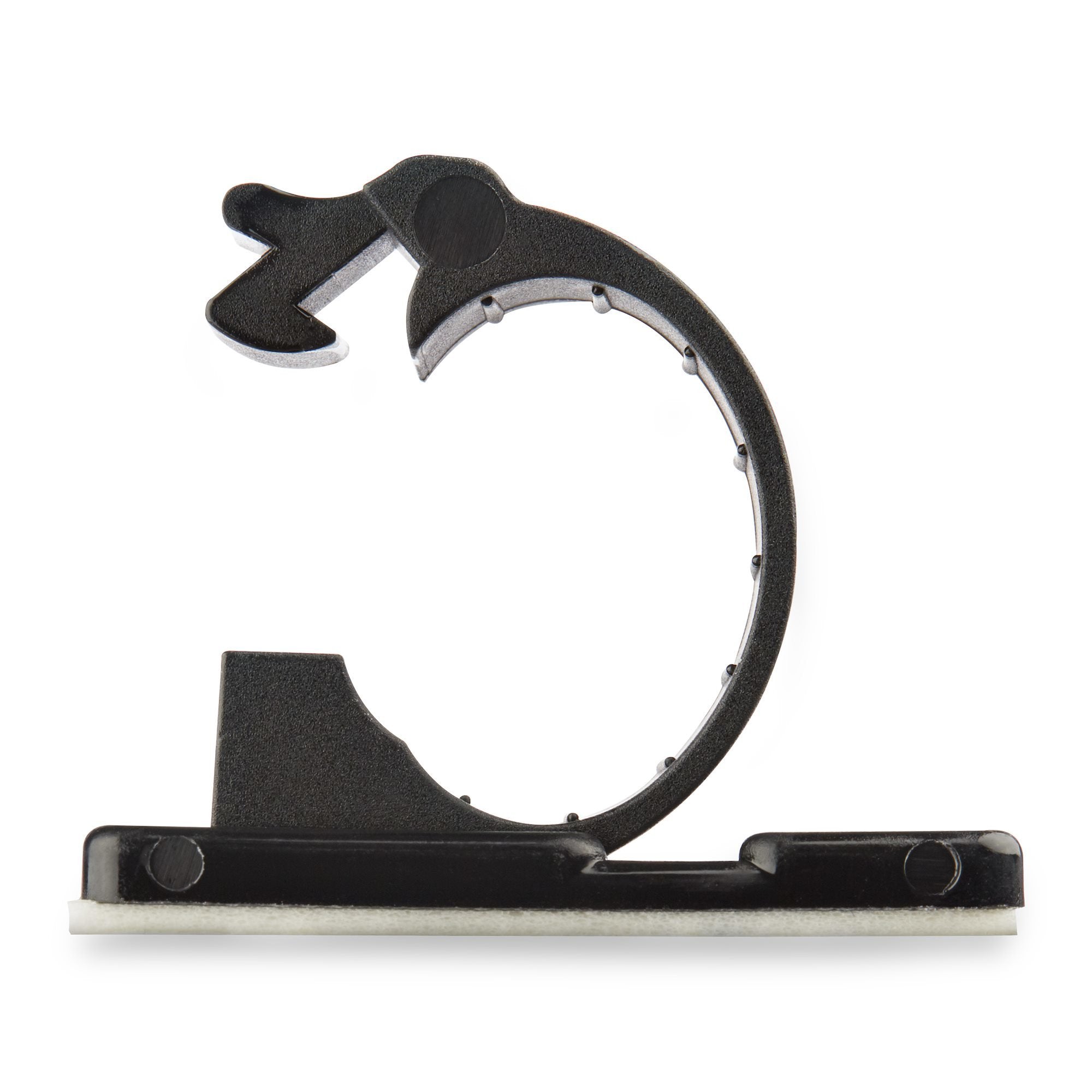 Startech.Com 100 Clips De Gestión De Cableado Adhesivos Negro Organizador De Cableado Para Escritorios/Oficinas Mordaza De Nylon Autoadhesiva Con Clasificación Contra Fuego Ul/94v-2 (Cbmcc2) Clips Para Cables Negro Conforme A La Taa (Paquet