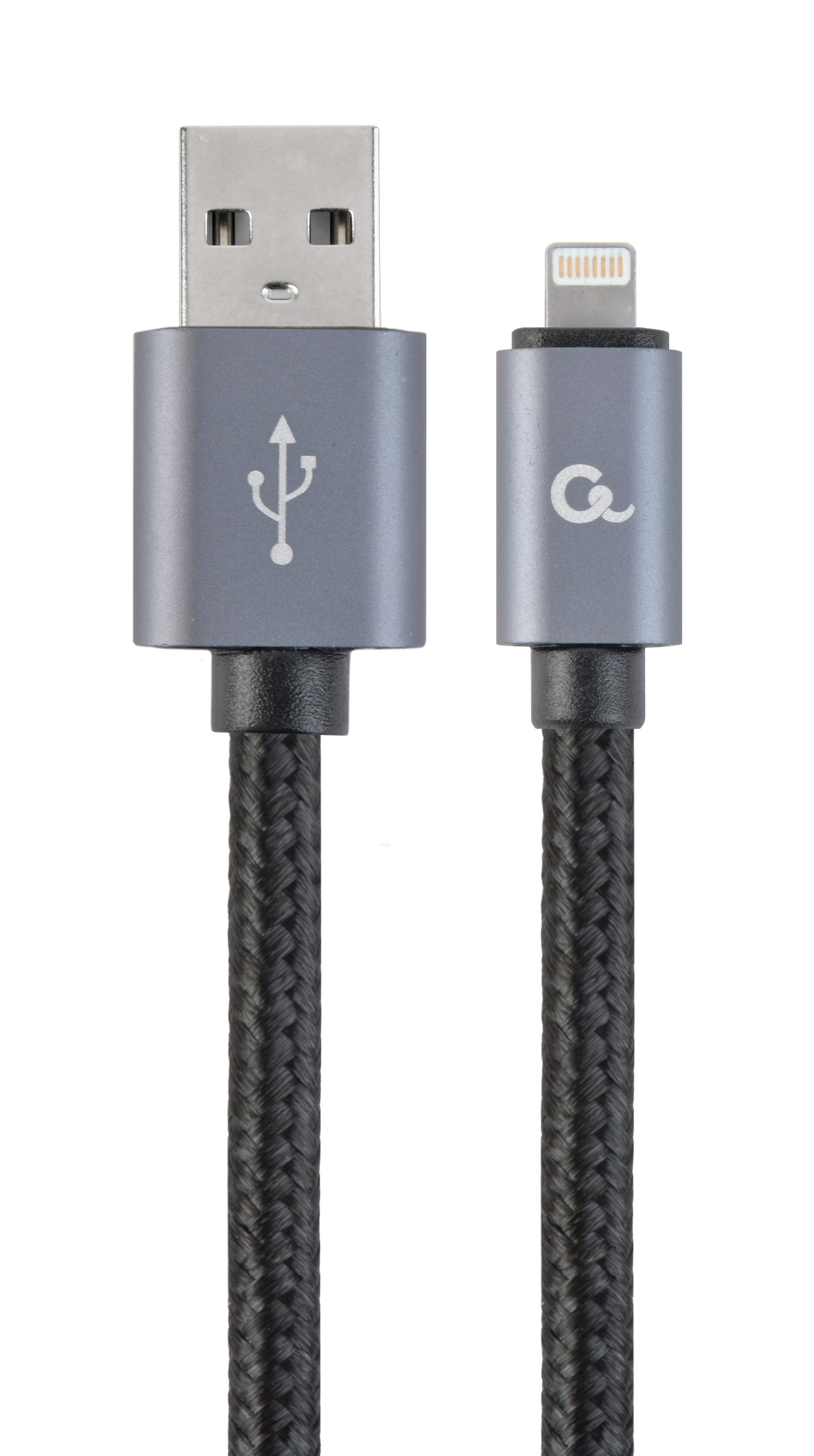 EAN 8716309101097 - Gembird CCB-MUSB2B-AMLM-6 cable de teléfono móvil Negro 1,8 m USB A Lightning imagen 1